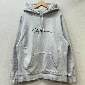 シュプリーム 18AW Classic Script Hooded Sweatshirt クラシック スクリプト ロゴ スウェット パーカー パーカー L