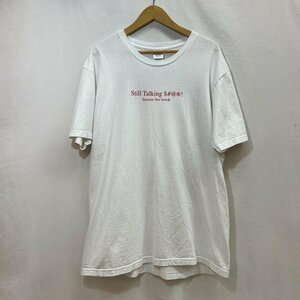 シュプリーム 22SS Still Talking Tee スティル トーキング ロゴ Tシャツ Tシャツ Tシャツ L 白 / ホワイト