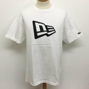 ニューエラ デカロゴ 半袖Tシャツ クルーネック Tシャツ Tシャツ XL 白 / ホワイト ロゴ、文字