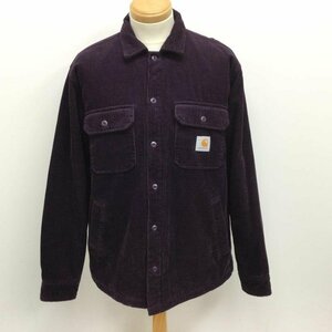 カーハート 1028827 WHITSOME SHIRT JAC ウィットサム コーデュロイ シャツジャケット ジャケット、上着 ジャケット、上着 M 無地