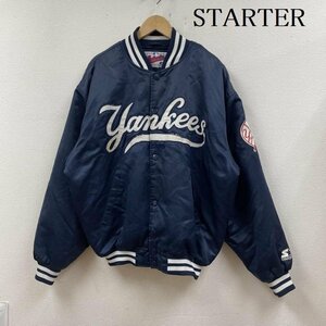 スターター New York Yankees NY ヤンキース ナイロン スタジャン ジャケット、上着 ジャケット、上着 L 紺 / ネイビー