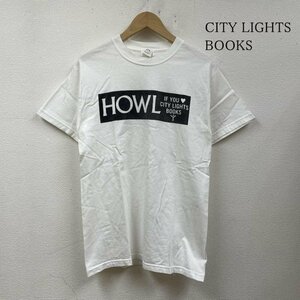 シティライツブックス City Lights Book Store HOWL カットオフ 半袖 Tシャツ ロゴ プリント Tシャツ Tシャツ S 白 / ホワイト