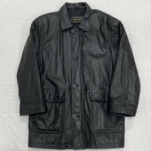 レザー RECUERDO CLUB レザージャケット Leather Jacket 革ジャン コート 牛革 韓国製 L ジャケット、上着 ジャケット、上着 L 無地