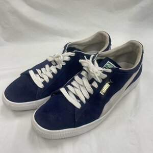  Puma 365942 10 SUEDE 90681 suede leather sneakers 30.0cm navy blue / navy 