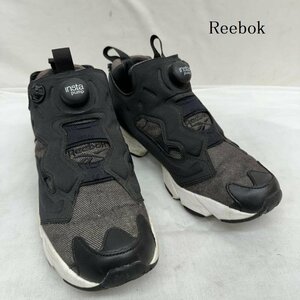  Reebok INSTAPUMP FURY Denim Lover PACK Insta насос Fury BD5608 спортивные туфли 24.0cm чёрный / черный X пепел / серый 