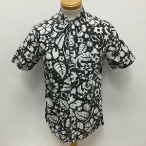 アディダスオリジナルス Z47686 LUQU S/S Shirt Black ルアウ ボタニカル柄 半袖 アロハシャツ 609 M 花柄