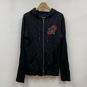  Dress Camp jumper blouson Jacket jacket Parker f-ti- rose rose star pattern Star embroidery 48 black / black 