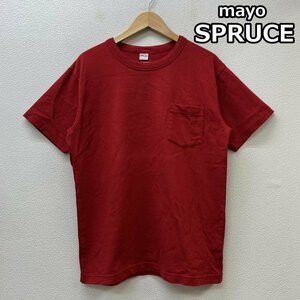 メイヨ スプルース ヘビーオンス クルーネック ポケT ポケット 615 Tシャツ Tシャツ M 赤 / レッド