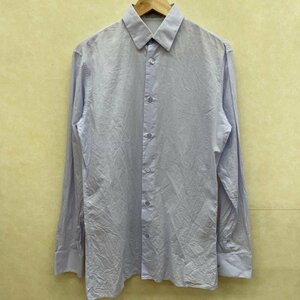  Dior Italy made thin cotton regular color shirt, blouse shirt, blouse - light blue / light blue 