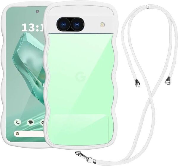 Pixel 8A ケース クリア ショルダー 全面保護 人気 韓国 かわいい ピ