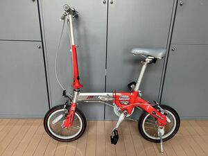 小型軽量FBI PICCOLINO 9kg折りたたみ自転車 コインロッカー　クランク折り畳