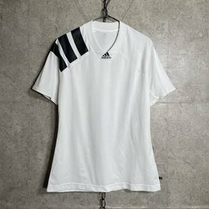 adidas アディダス TANGO ICON プラクティスシャツ パフォーマンスロゴ 白 ホワイト 半袖Tシャツ サイズM スポーツウェア 