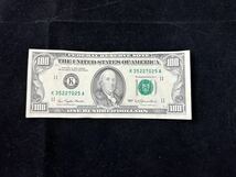 外国紙幣 アメリカ 紙幣 100ドル　外国銭 アメリカドル紙幣 古銭 1977 ドル札　＄　100＄_画像1