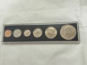 アメリカ 外貨 6種セット プルーフ リバティコイン LIBERTY　銀貨 外国コイン ケース入り 古銭