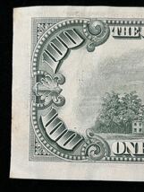 外国紙幣 アメリカ 紙幣 100ドル　外国銭 アメリカドル紙幣 古銭 1977 ドル札　＄　100＄_画像4