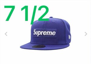 Supreme MLB Teams Box Logo New Era Dark Royal 7 1/2