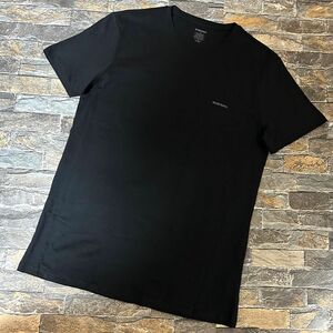 【未使用品】DIESEL ディーゼル／クルーネック ストレッチ Tシャツ カットソー Lサイズ 半袖