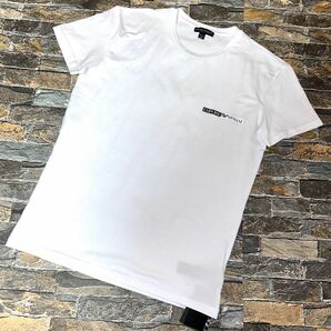 【新品】 EMPORIO ARMANI アルマーニ ／クルーネック ストレッチTシャツ カットソー XLサイズ 半袖