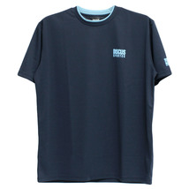 【新品】 4L ネイビー×ブルー DISCUS ディスカス 半袖 Tシャツ メンズ 大きいサイズ ロゴ プリント ドライ メッシュ 吸汗速乾 カットソー_画像3