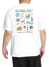【新品】 5L ホワイト GERRY ジェリー 半袖 Tシャツ メンズ 大きいサイズ ロゴ バックプリント クルーネック カットソー_画像1