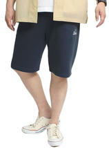 【新品】 5L ネイビー コンバース CONVERSE ショートパンツ メンズ 大きいサイズ ロゴ 刺繍 スウェット 裏毛 ショーツ ハーフパンツ_画像1