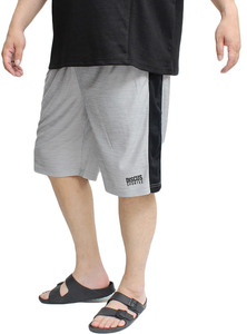 【新品】 5L 杢グレー DISCUS ディスカス ショートパンツ メンズ 大きいサイズ カチオン ドライ 吸汗速乾 ロゴ プリント ハーフパンツ