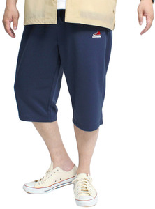 【新品】 5L ネイビー コンバース CONVERSE ジャージ クロップドパンツ メンズ 大きいサイズ ロゴ 刺繍 プリント 7分丈 ジャージパンツ