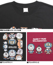 【新品】 5L ブラック 藤子不二雄 90周年 半袖 Tシャツ メンズ 大きいサイズ プリント クルーネック カットソー_画像6