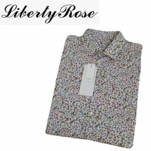 新品タグ付 イタリア製 liberty rose firenze フローラル 総柄 長袖シャツ ドレスシャツ メンズ42 リバティローズ ポールスミス 2405250