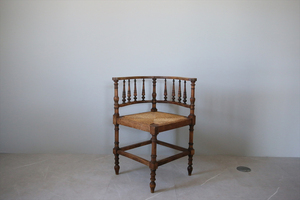  Британия античный * старый дерево угол стул / из дерева стул /tab стул / полка витрины /.. для стул / магазин инвентарь / дисплей шт. / Англия Vintage мебель 
