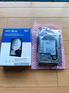 WD80EAZZ ［WD Blue 8TB］ 電源投入回数49回 使用時間486時間 hdd WESTERN DIGITAL WD Blue 金賞受賞モデル