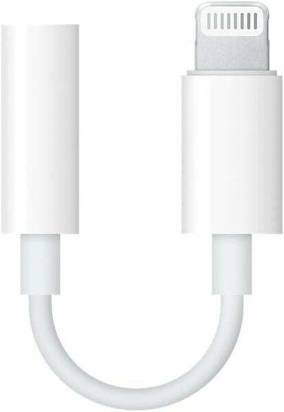 Apple Lightning - 3.5 mm ヘッドフォン ジャックアダプタ 変換アダプター イヤフォン イアフォン iPhone