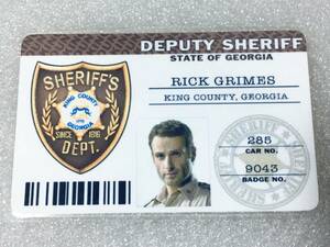 * America popular drama goods walking dead likg lime s Andrew Lincoln san George a. security .ID card *