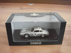 エブロ　ポルシェ　デイトナ　ミニカー　銀　シルバー　EBBRO　Porsche　Daytona　1/43　1963