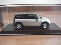 BMW　MINI　COOPER　CLUBMAN　ミニカー　銀　シルバー　ミニクーパー　クラブマン　1/43_画像5