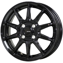 TOYO OPEN COUNTRY R/T 165/80R14 97/95N LT G.Speed G-05 メタリックブラック 14インチ 5.5J+45 4H-100 4本セット_画像1