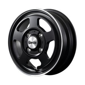 TOYO OPEN COUNTRY R/T 165/60R15 Garcia Chicago 5 セミグロスブラック 15インチ 4.5J+45 4H-100 4本セット