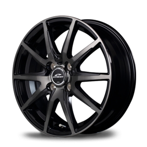 TOYO OPEN COUNTRY R/T 165/60R15 SCHNEIDER DR-02 ブラックポリッシュ+ブラッククリア 15インチ 5.5J+50 4H-100 4本セット