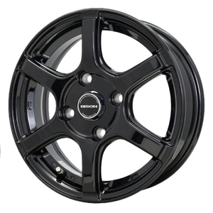 TOYO OPEN COUNTRY R/T 155/65R14 BISON BN-04 メタリックブラック 14インチ 5J+38 4H-100 4本セット