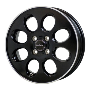 TOYO OPEN COUNTRY R/T 165/80R14 97/95N LT LaLa Palm Oval セミグロスブラック 14インチ 5J+35 4H-100 4本セット