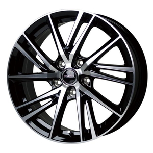 TOYO PROXES R1R 195/50R15 Laffite LW-06II ブラックポリッシュ 15インチ 6J+53 5H-114.3 4本セット