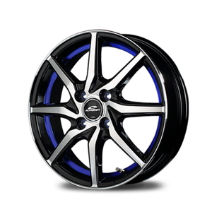 TOYO OPEN COUNTRY R/T 165/65R15 SCHNEIDER RX810 ブラックポリッシュ/ブルー 15インチ 5.5J+45 4H-100 4本セット