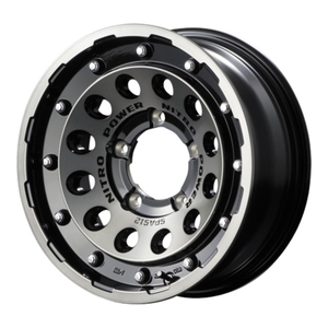 TOYO OPEN COUNTRY AT3 WL 215/70R16 NITRO POWER H12 SHOTGUN ブラッククリア/マシニング 16インチ 6J-5 5H-139.7 4本セット