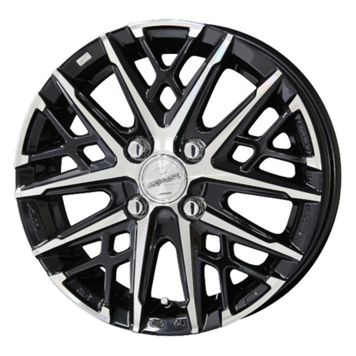TOYO NANOENERGY 3Plus 175/70R14 SMACK GRAIVE サファイアブラック 14インチ 4.5J+45 4H-100 4本セット