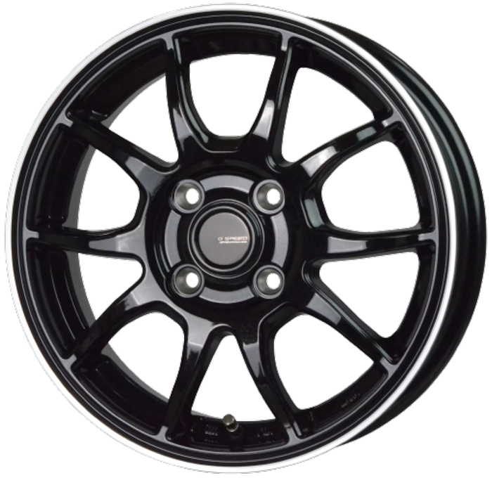 TOYO PROXES Comfort2s 195/65R15 G.Speed P-06 メタリックブラック+リムポリッシュ 15インチ 6J+45 4H-100 4本セット