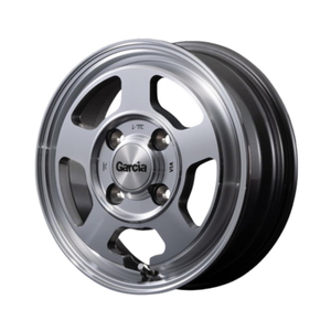 TOYO OPEN COUNTRY AT3 WL 165/80R14 97/95N LT Garcia Chicago 5 メタリックグレーポリッシュ 14インチ 5.5J+40 4H-100 4本セット