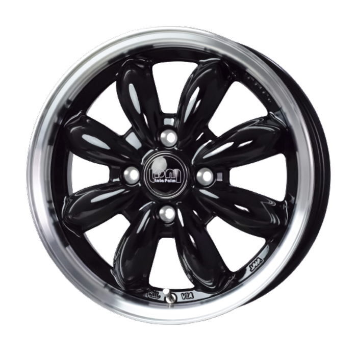 TOYO TRANPATH LuK 165/60R14 LaLa Palm CUP2 ピアノブラック 14インチ 4.5J+45 4H-100 4本セット