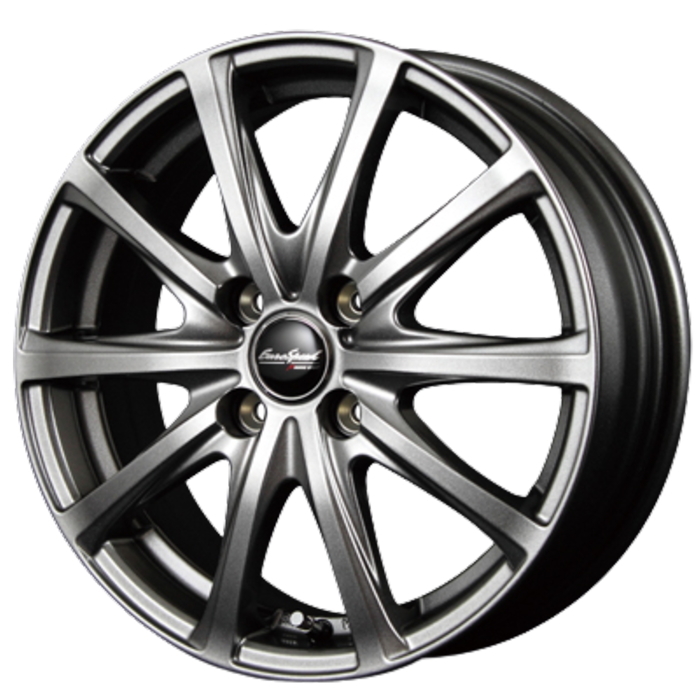 TOYO TRANPATH mpZ 195/60R15 EuroSpeed V25 メタリックグレー 15インチ 5.5J+50 4H-100 4本セット