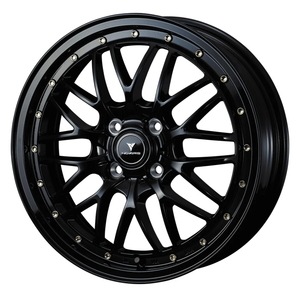 TOYO PROXES TR1 165/50R15 NOVARIS ASSETE M1 BLACK/GOLDピアス 15インチ 4.5J+45 4H-100 4本セット