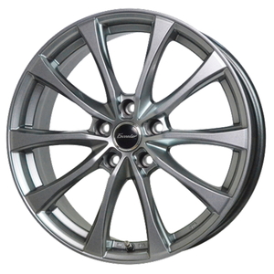 TOYO PROXES R1R 245/40R17 Exceeder E07 ダークシルバー 17インチ 7J+55 5H-100 4本セット